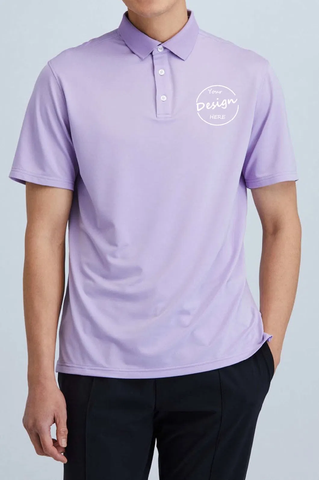 Quick Dry Polyester Polo Shirt Bulk Wholesale Embroidered Plain Short Sleeve Summer Casual Sports Gym Golf Polo T Shirt for Men